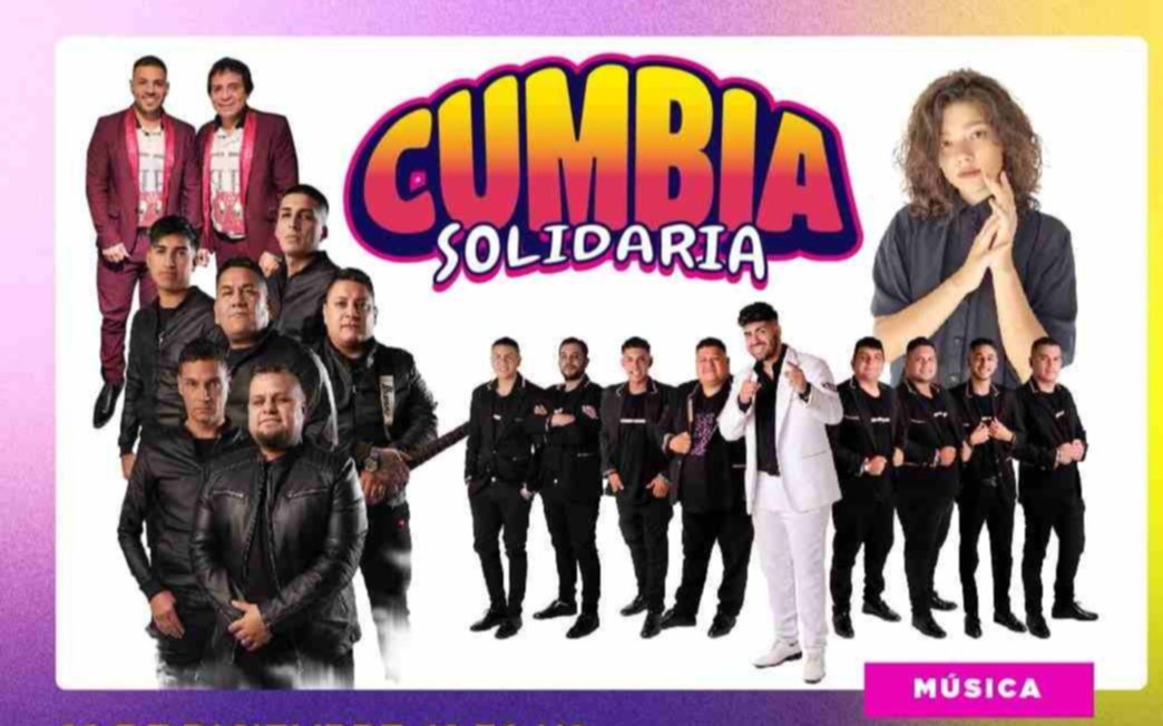 Cumbia solidaria en el Teatro Municipal de Quilmes