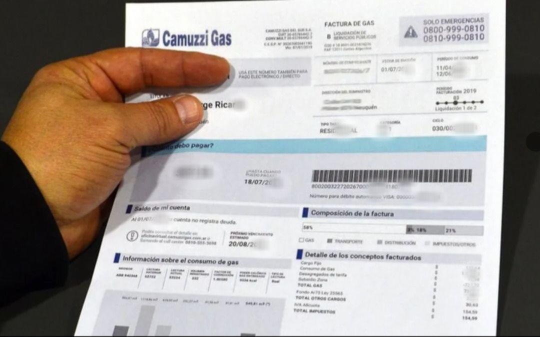 Camuzzi pide aumentar un 421% las tarifas de gas en La Plata