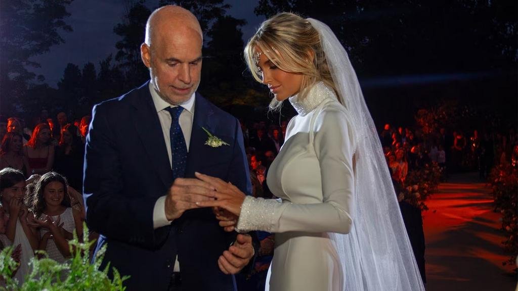 Larreta y Milagros Maylin celebraron su boda