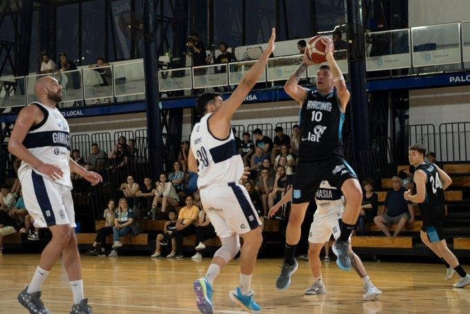 Liga Argentina de Básquet: Gimnasia, pese a la reacción, no pudo con Racing, en Avellaneda