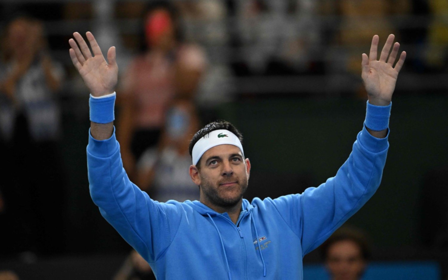 Juan Martín del Potro se despide del tenis en un amistoso ante Novak Djokovic
