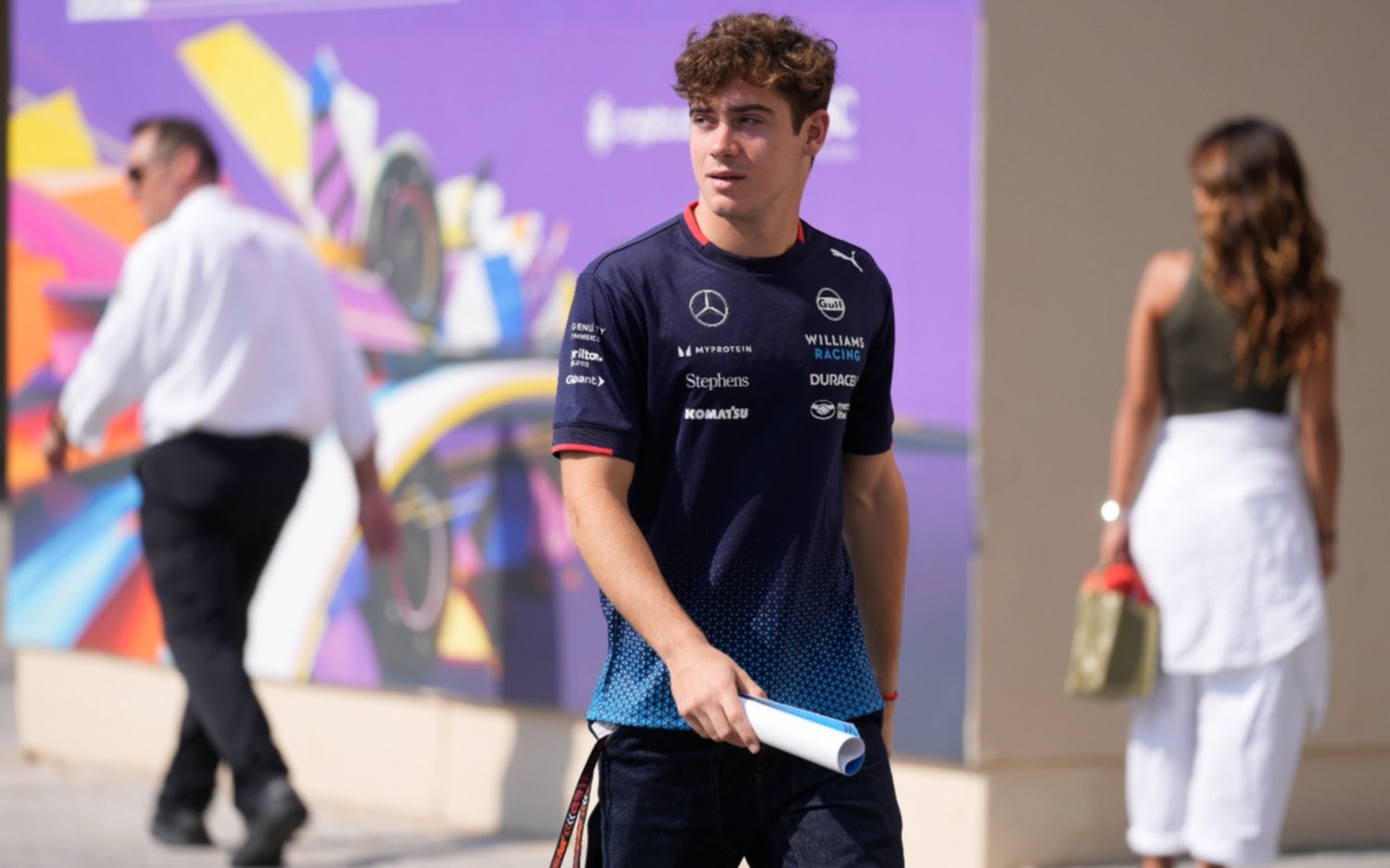 Franco Colapinto luego de la segunda práctica en el GP de Abu Dhabi: "Fuimos muy rápidos hoy, se ve bien para nosotros"