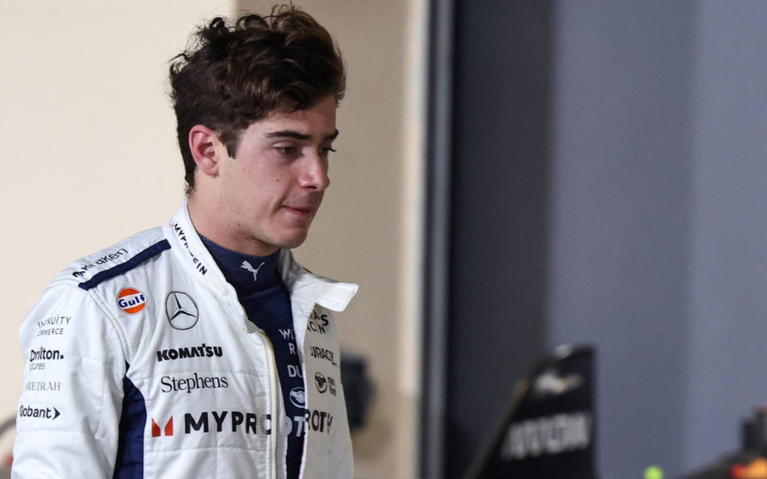 Franco Colapinto lamentó los daños en su Williams tras la clasificación en el GP de Abu Dhabi: "El auto no quedó como esperábamos"