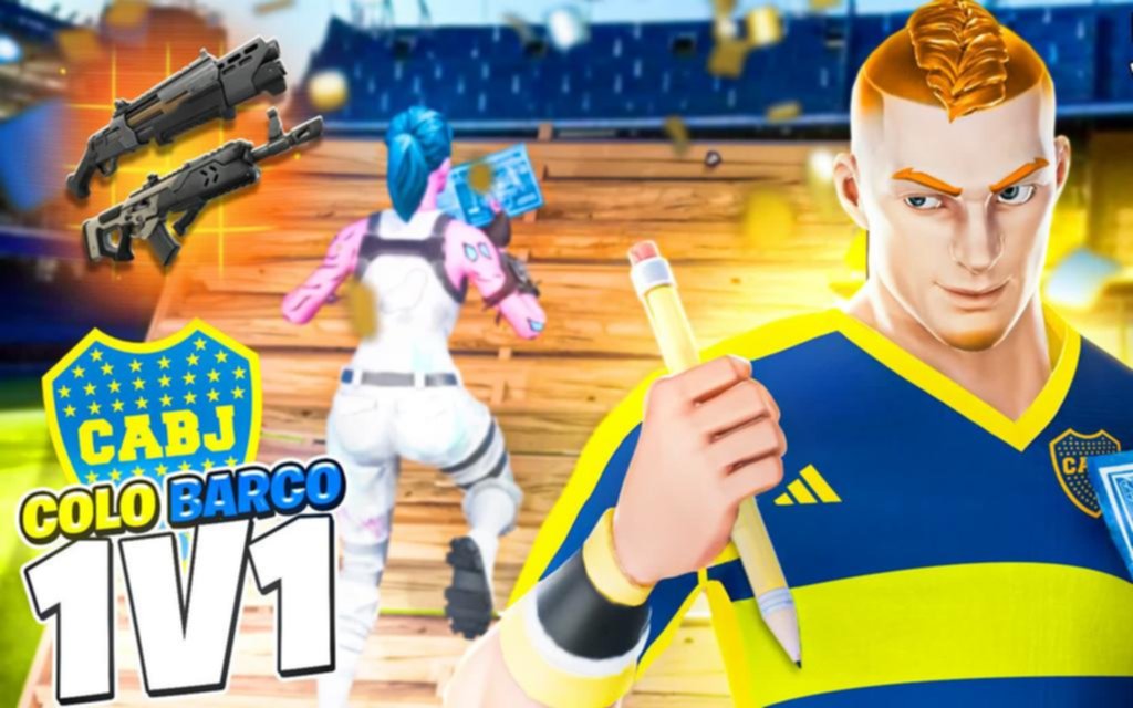El “Colo” Barco lanzó su propio mapa de Fortnite