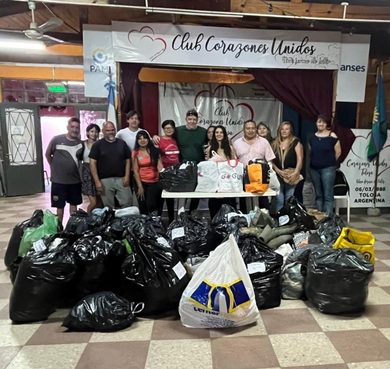 Organizaciones platense realizaron una colecta para comedores de la Región