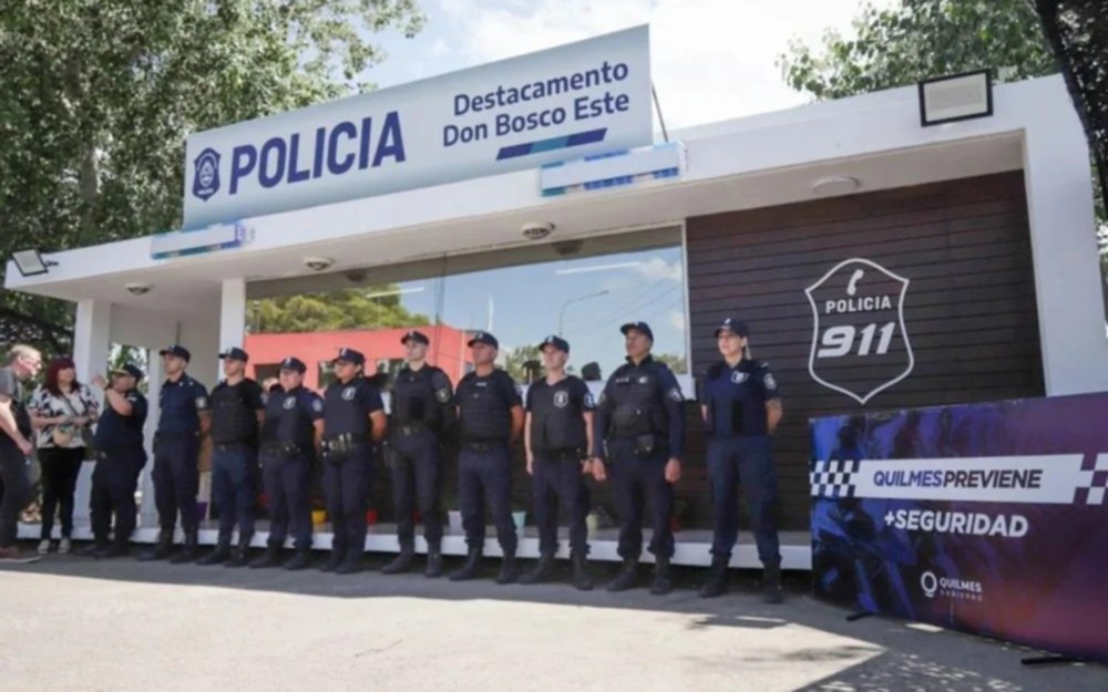 Inauguran nueva base policial en Don Bosco 