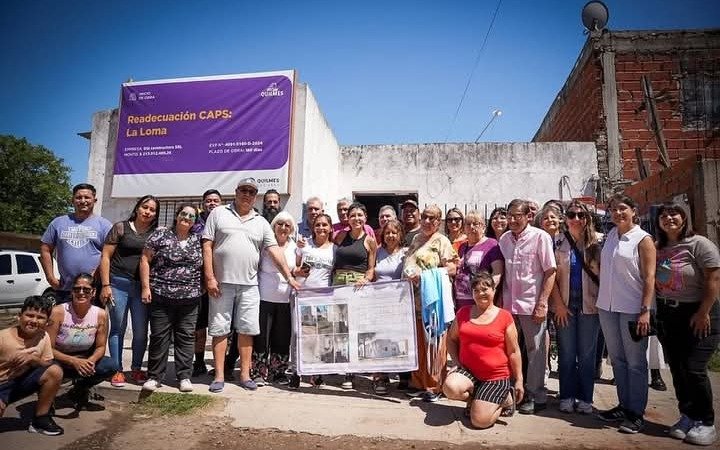 Obras de remodelación integral del CAPS "La Loma" en Bernal Oeste