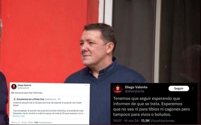 Explosiva reacción al acuerdo Estudiantes-Foster Gillett: "Da pena que mal informen", dijo ex dirigente