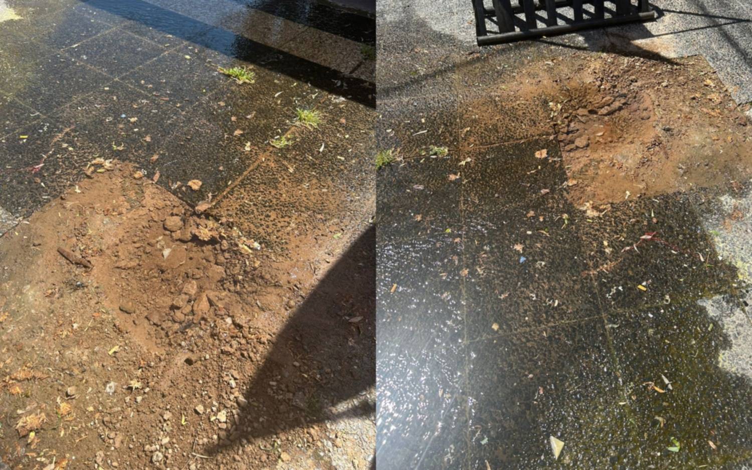 Una pérdida de agua cumple un mes en Villa Elvira