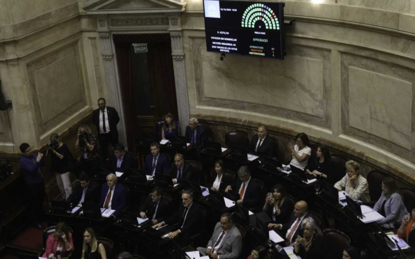 Uno por uno, a favor y en contra: como votaron los senadores la expulsión de Edgardo Kueider