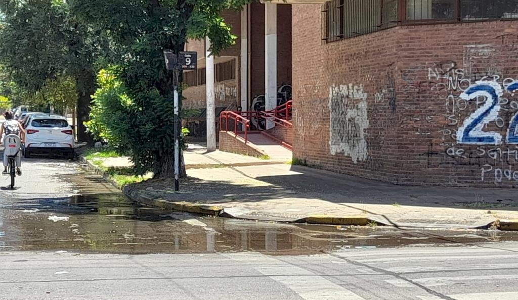 “Nos tapó el agua”: inundaron una escuela en 9 y 38