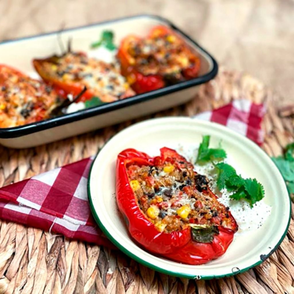 Morrones: comidas multicolores
