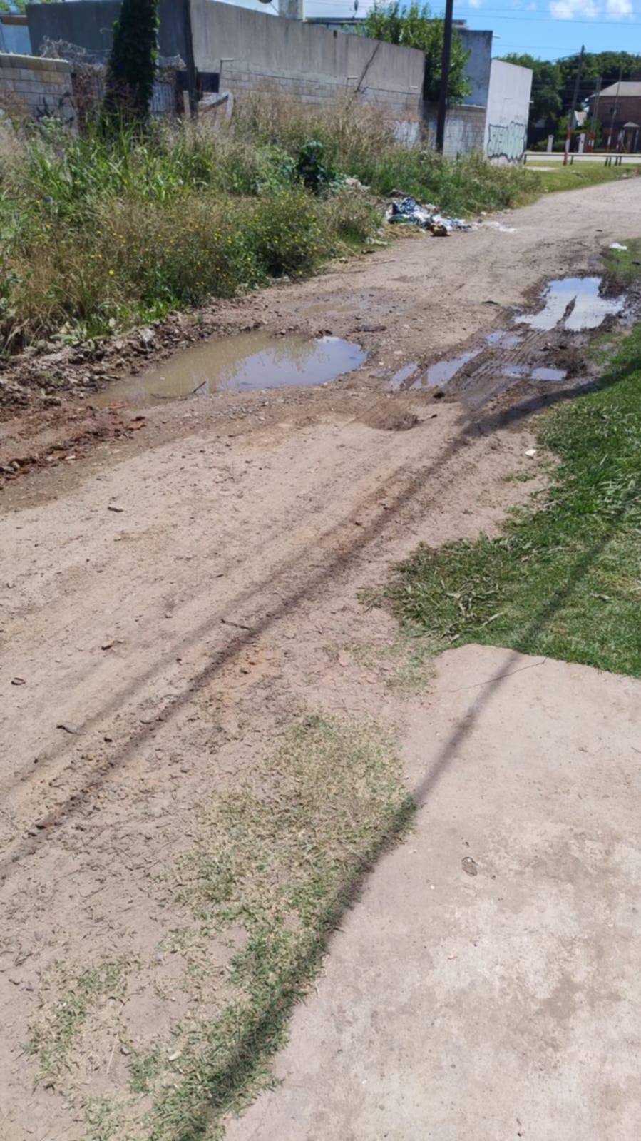 Reclamos por una calle intransitable en 95 entre 123 y 124