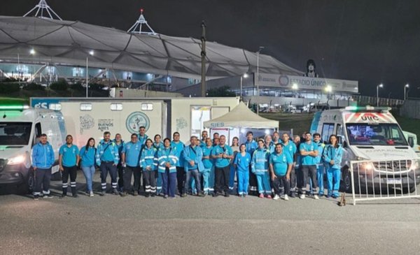 Ministerio de Salud brinda apoyo médico en concierto de Los Piojos