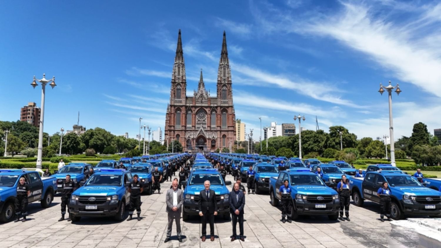 Presentaron 100 nuevos patrullas municipales que reforzarán tareas de seguridad y prevención