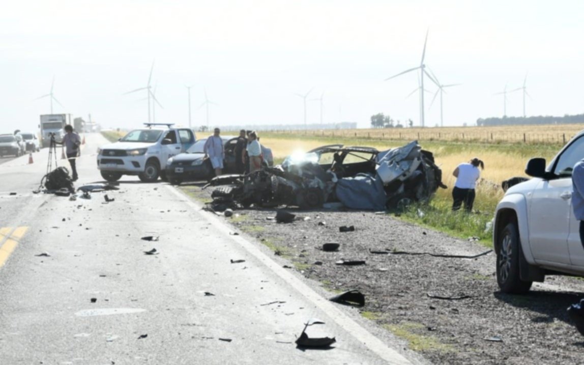Murió una funcionaria de La Plata en un tremendo choque en Bahía Blanca