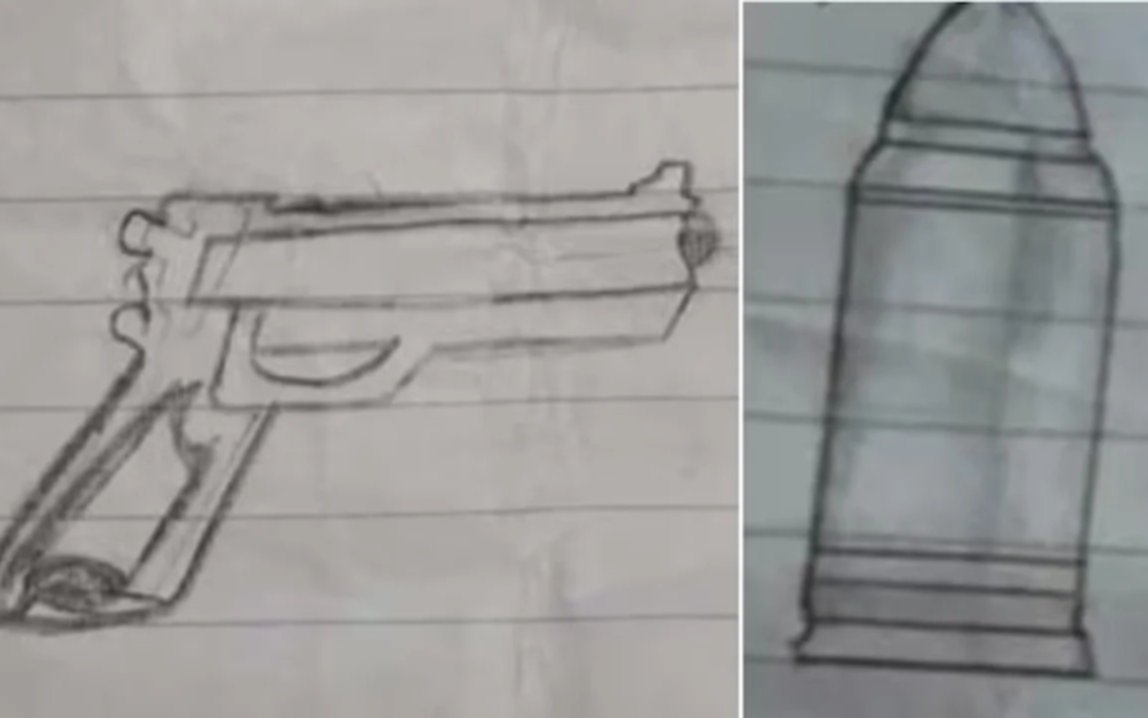 Tiene 12 años, fue con un arma a la escuela y largó una contundente advertencia: "Se van a arrepentir de llamarme rara"