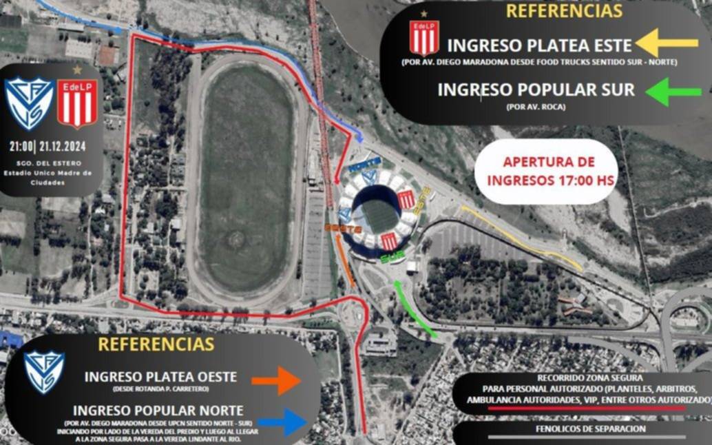 Atención Pincha: así será el ingreso para el partido de mañana frente a Vélez