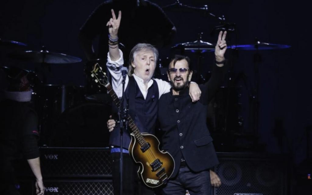 Reencuentro beatle en el cierre de la gira de Paul
