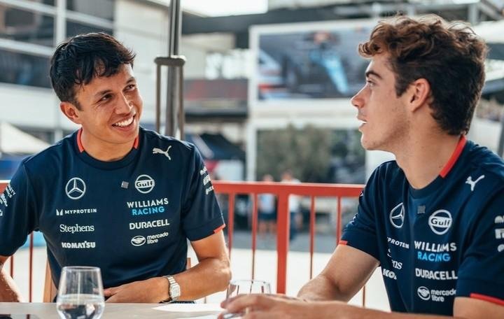 Albon valoró lo hecho por Colapinto en la F1