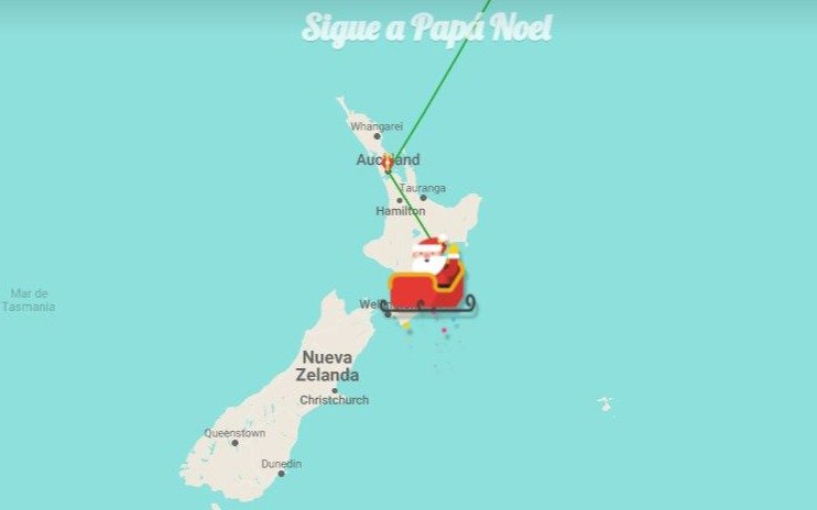 Papá Noel reparte regalos en todo el mundo: cómo seguir su recorrido