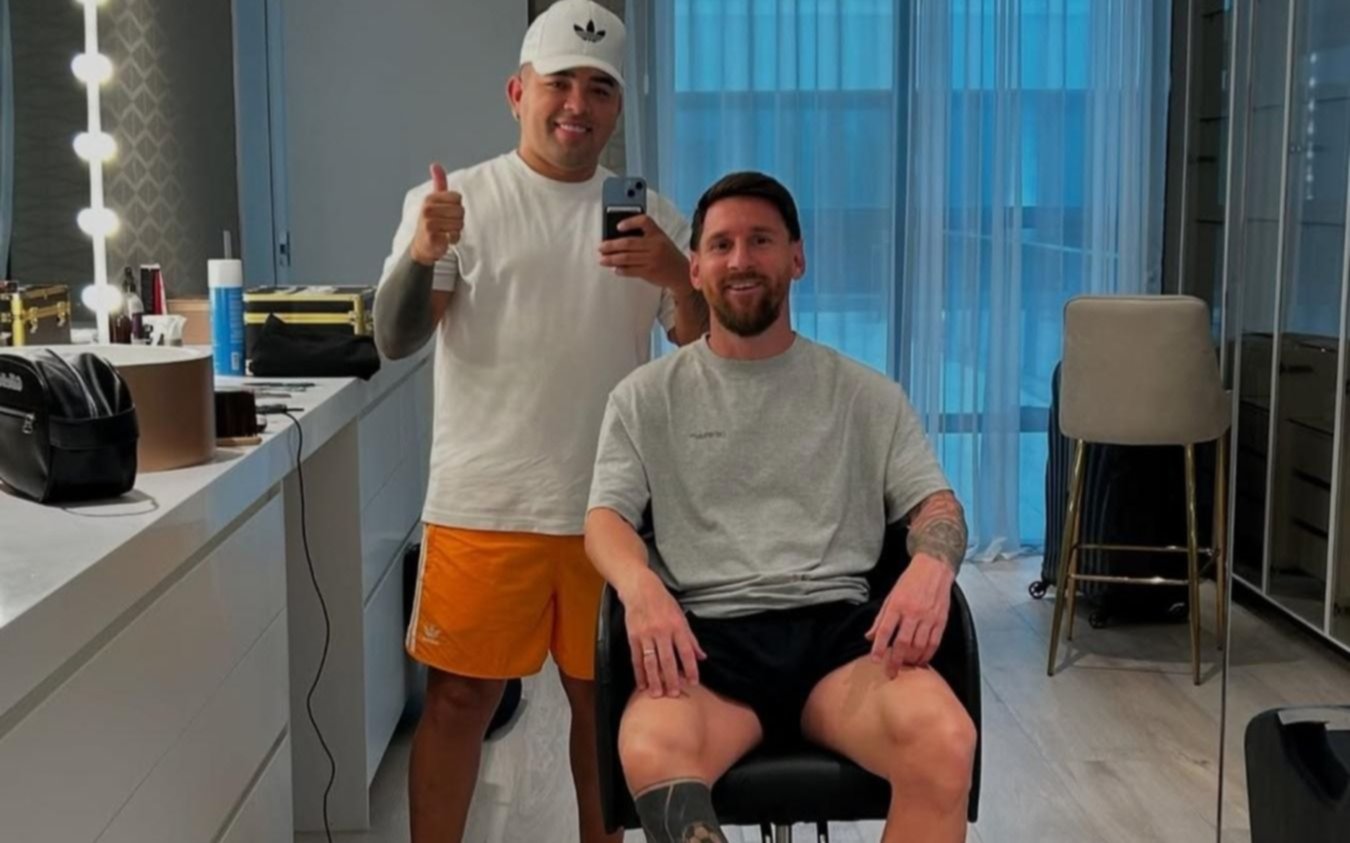 Viral.- Lionel Messi sorprendió con un cambio de look antes de Navidad