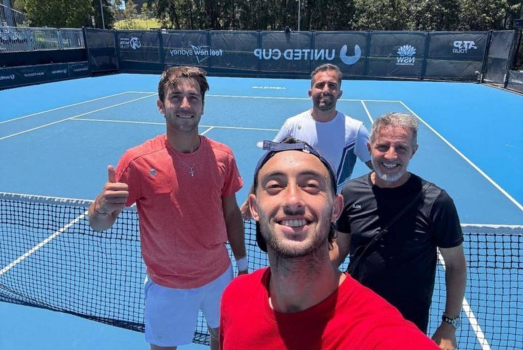 United Cup Etcheverry y Tirante hacen base en Sydney