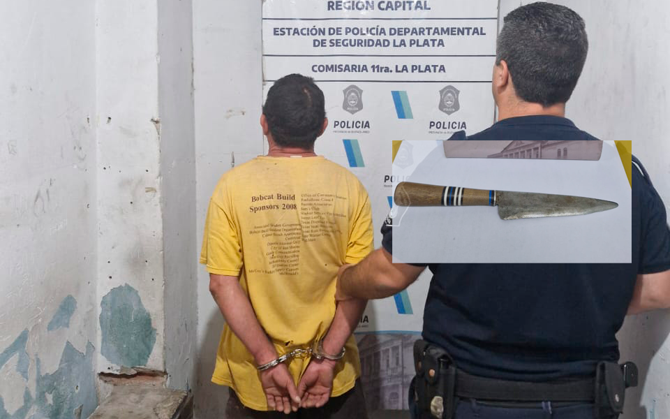Gonnet: amenazó con matar a su pareja y terminó detenido