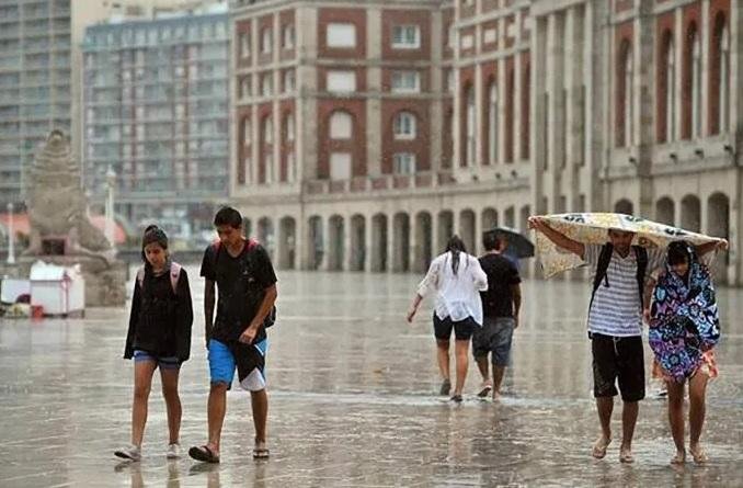 Fin de Año con probabilidad de lluvia en Mar del Plata