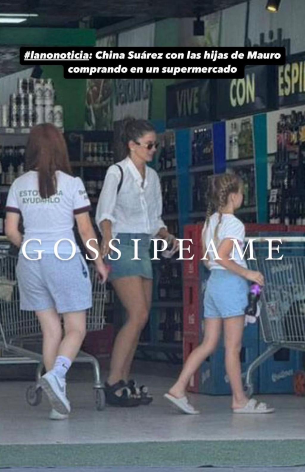 Todo en familia: la China Suárez de compras con las hijas de Wanda Nara