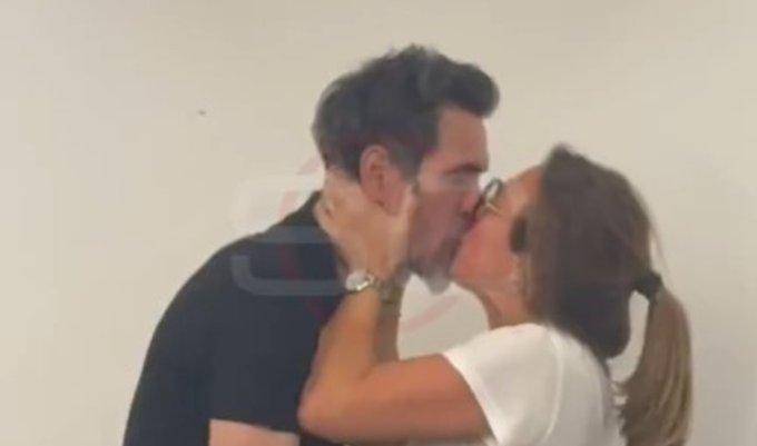 El beso, el próximo rival y Verón en el Country