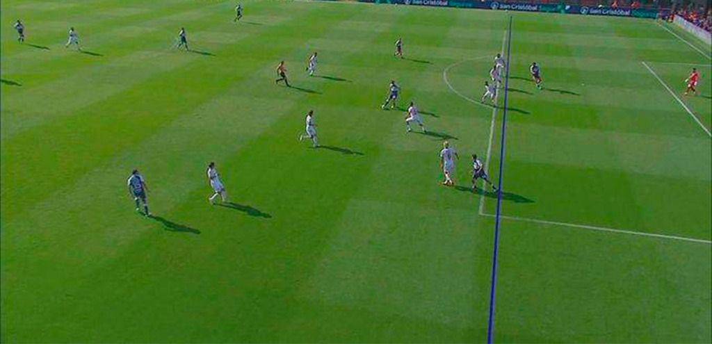 El gol de Panaro llegó a instancias del VAR