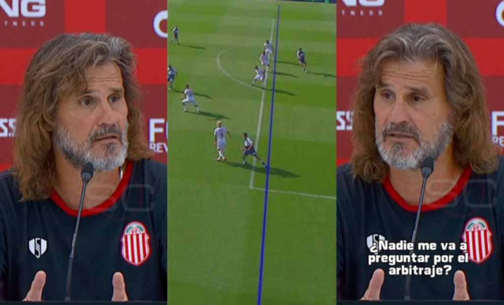 "¿Nadie me va a preguntar sobre el arbitraje?": Insúa chicaneo a la prensa pero luego rompió el silencio