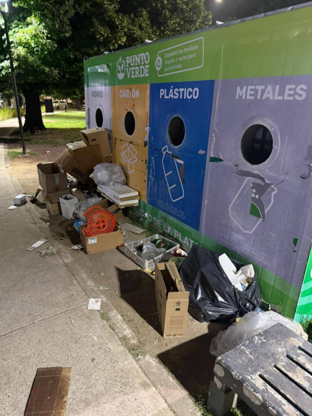 En City Bell, no le apuntan al agujero de residuos