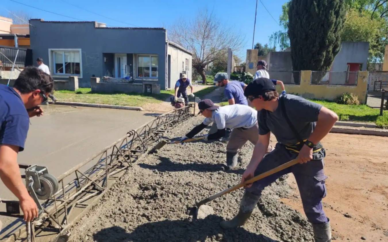 Tandil ajusta el contrato de la obra de pavimento en siete cuadras