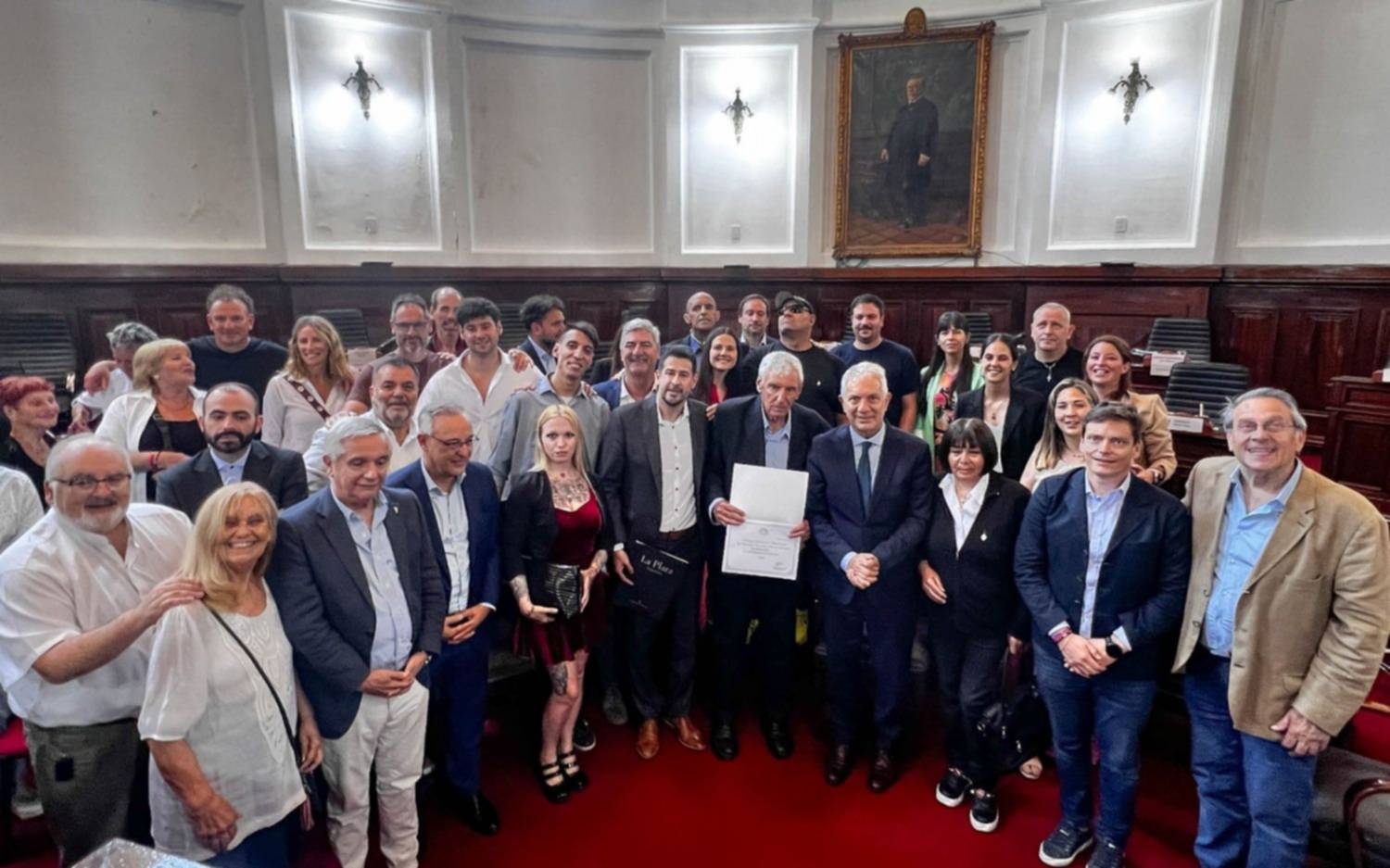 Reconocieron como Ciudadano Ilustre de La Plata a Luis Alfredo Le Moal