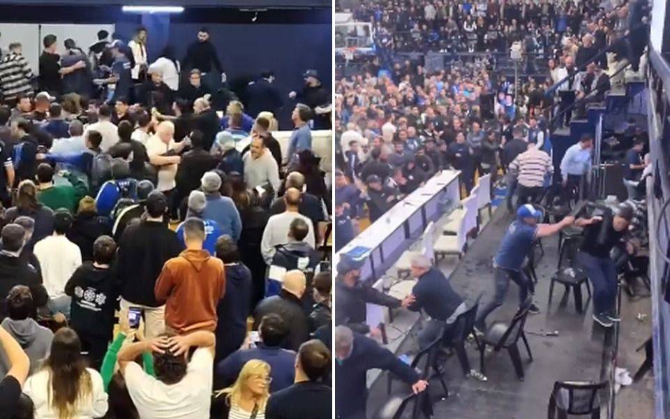 Sillazos en la Asamblea de Gimnasia: suspenden provisoriamente a socios involucrados en los incidentes