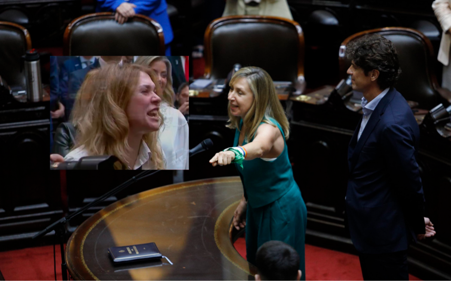 Bregman y Lemoine, el cruce a gritos en la jura de diputados: “Que esta señora se calle la boca”