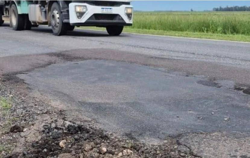 Un informe oficial confirmó el mal estado de la ruta nacional Nº3