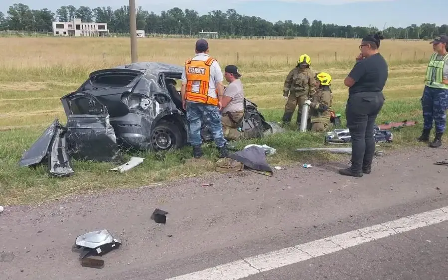 Viajaban desde La Plata: murió un funcionario de Seguridad bonaerense en un accidente en la Ruta 3