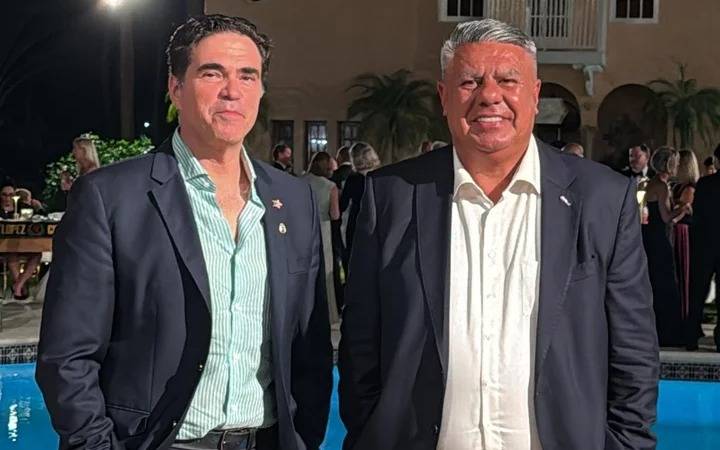En medio de los escándalos con la AFA, Chiqui Tapia visitó la residencia de Donald Trump