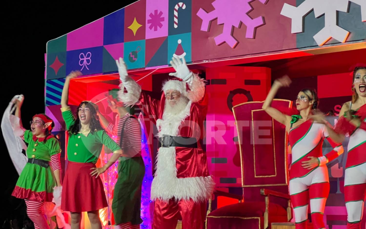 San Nicolás celebró la Navidad con un multitudinario evento en la Costanera Baja