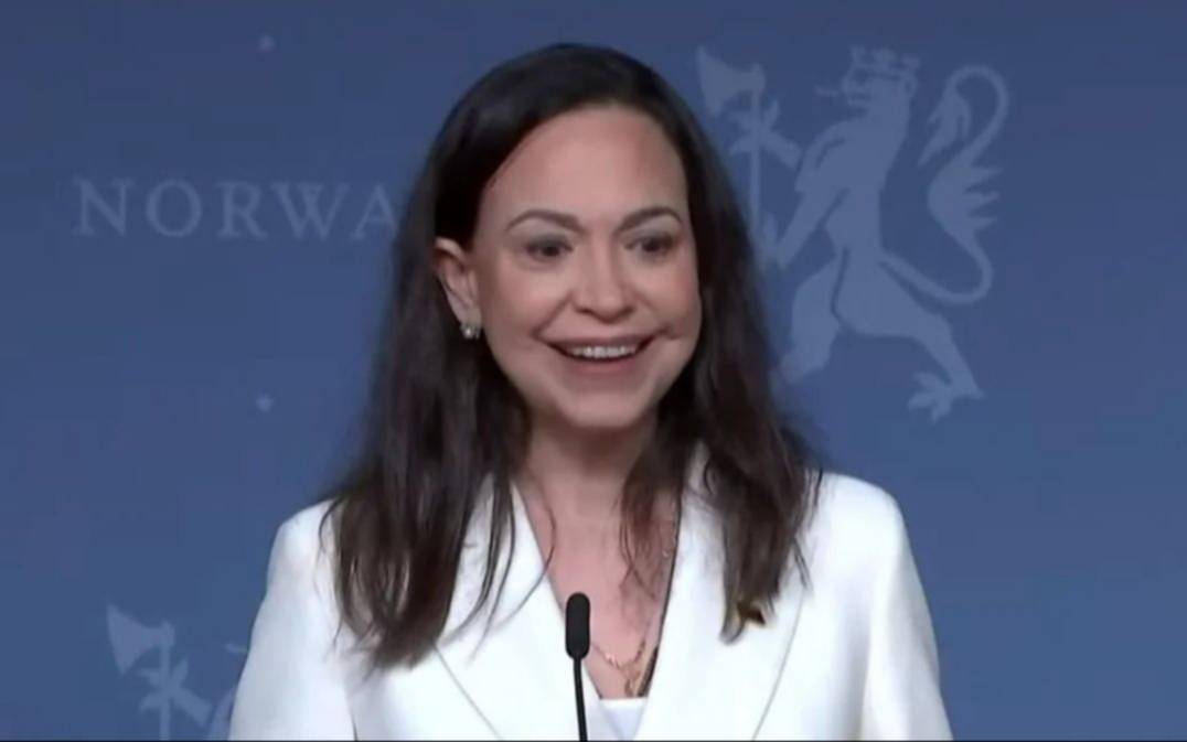 Habló en Oslo Corina Machado, Premio Nobel de la Paz: “Se necesita coraje para luchar por la libertad"