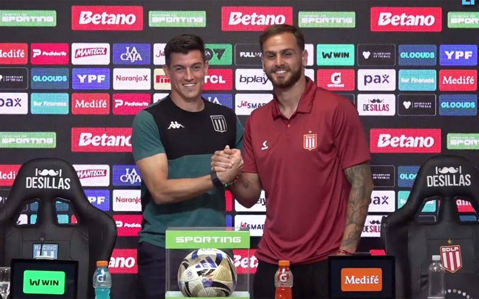 Ya se empieza a jugar la Final Estudiantes vs Racing: la conferencia de González Pírez y Agustín García Basso