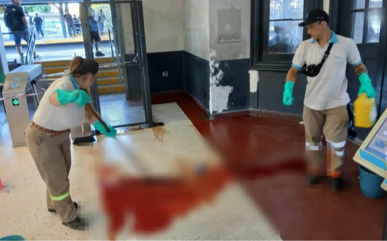 Brutal pelea en las vías del Tren Roca a La Plata dejó a un hombre en estado crítico