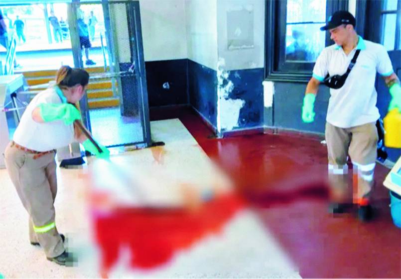 Brutal pelea en las vías del Tren Roca a La Plata