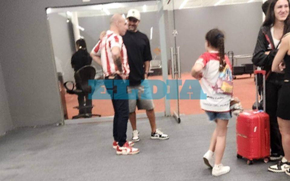 Verón rumbo a Santiago: así embarcó desde Ezeiza para ir a ver Estudiantes vs Racing