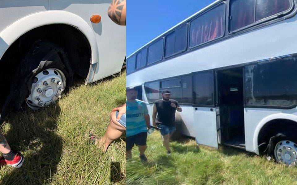 Una odisea: además del choque, otros micros con hinchas sufrieron averías camino a Santiago