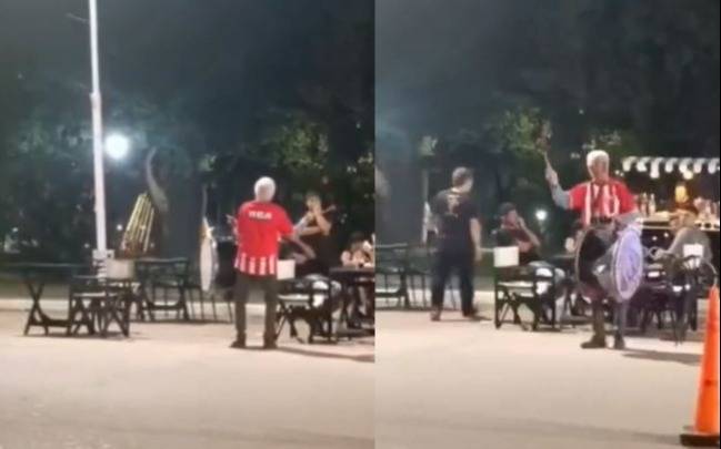 “¡Estudiantes, Estudiantes!”: el pincharrata de Santa Fe que festejó solo por las calles y es viral