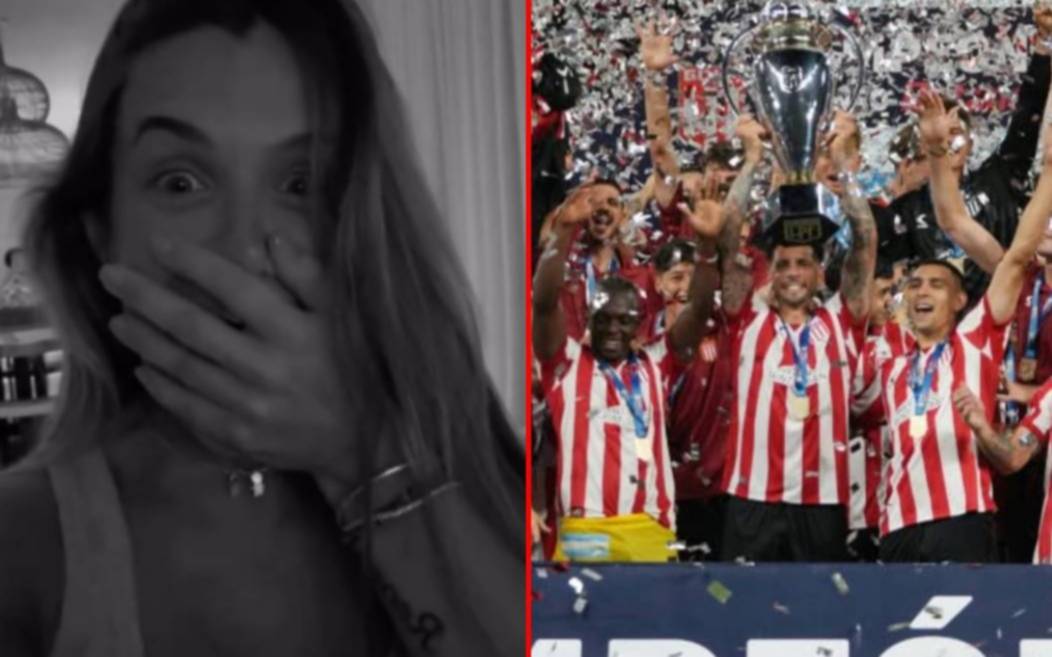 En la dulce espera: Cami Homs celebró el título obtenido por José Sosa con Estudiantes de La Plata